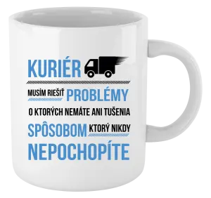 Hrnček Musím riešiť problémy - kuriér 