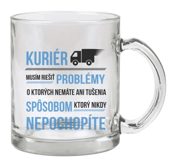 Hrnček Musím riešiť problémy - kuriér 