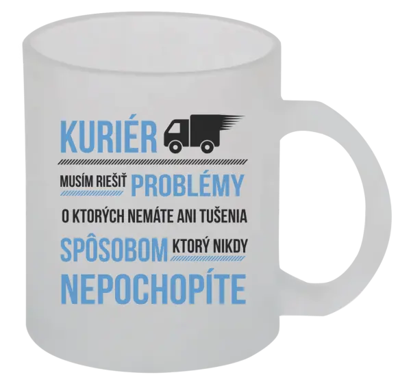 Hrnček Musím riešiť problémy - kuriér 