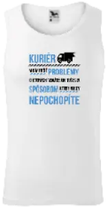 Pánske tielko Musím riešiť problémy - kuriér 