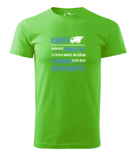 Pánske tričko Musím riešiť problémy - kuriér 