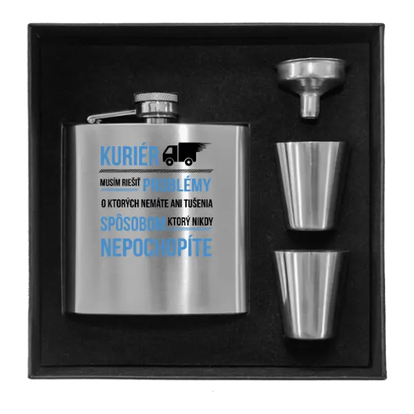 Ploskačka v krabičke Musím riešiť problémy - kuriér 