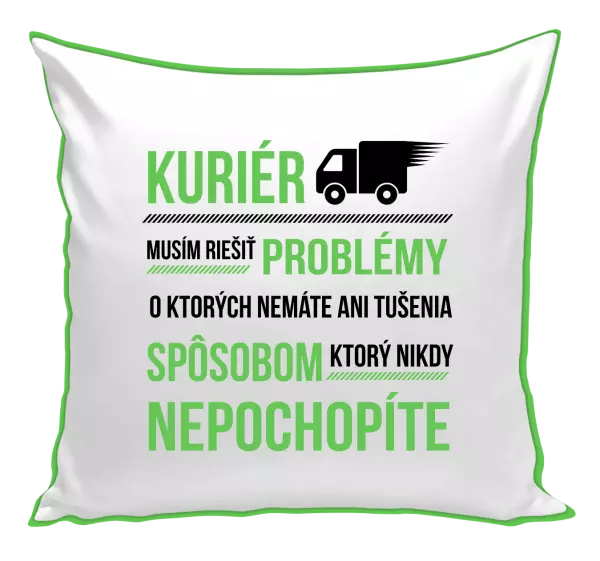 Vankúš Musím riešiť problémy - kuriér 