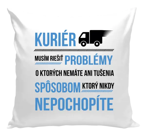 Vankúš Musím riešiť problémy - kuriér 