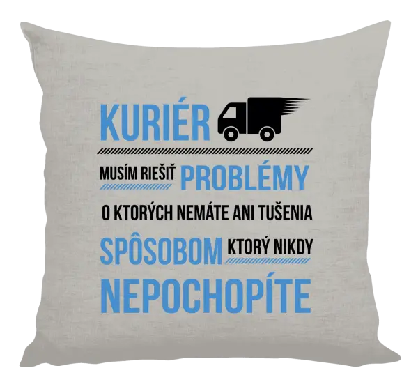 Vankúš Musím riešiť problémy - kuriér 