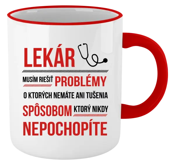 Hrnček Musím riešiť problémy - lekár