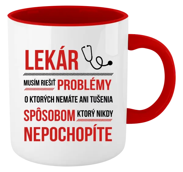 Hrnček  Musím riešiť problémy - lekár