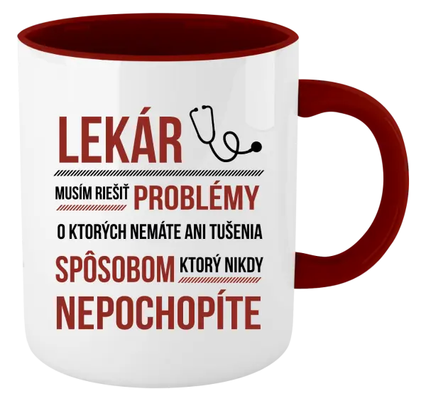 Hrnček  Musím riešiť problémy - lekár