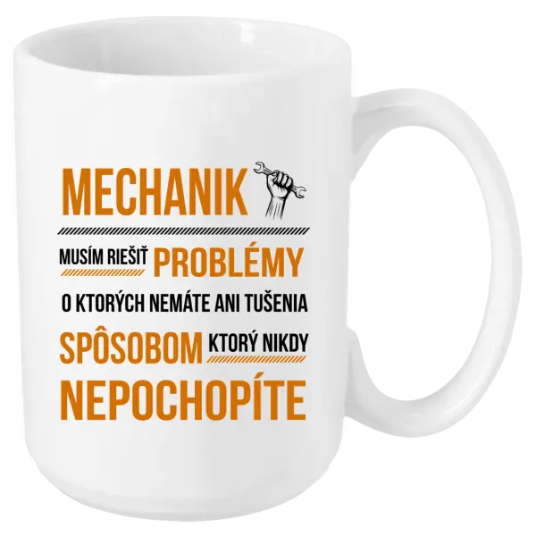 Hrnček Musím riešiť problémy - mechanik