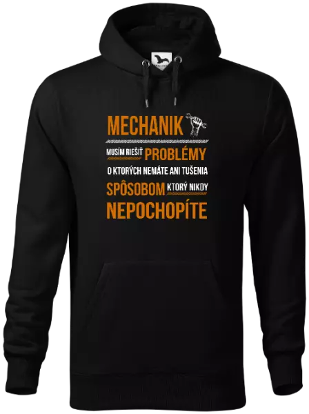 Pánska mikina Musím riešiť problémy - mechanik