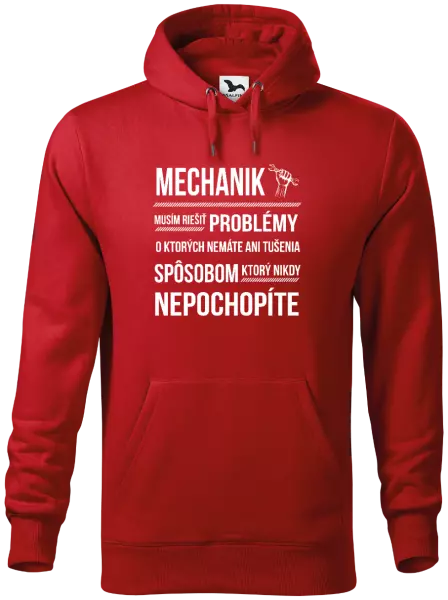 Pánska mikina Musím riešiť problémy - mechanik