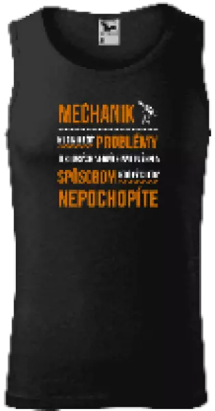Pánske tielko Musím riešiť problémy - mechanik