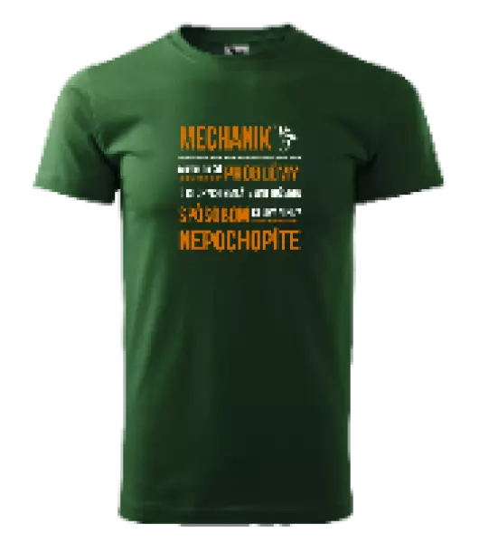 Pánske tričko Musím riešiť problémy - mechanik