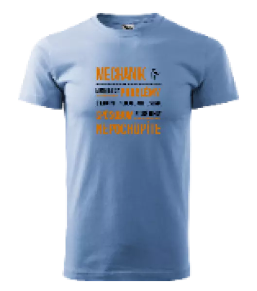 Pánske tričko Musím riešiť problémy - mechanik