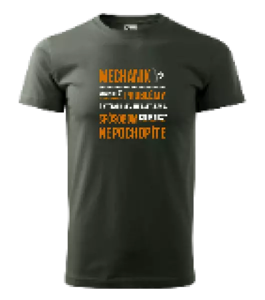 Pánske tričko Musím riešiť problémy - mechanik