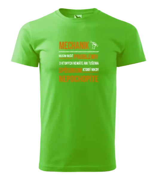 Pánske tričko Musím riešiť problémy - mechanik