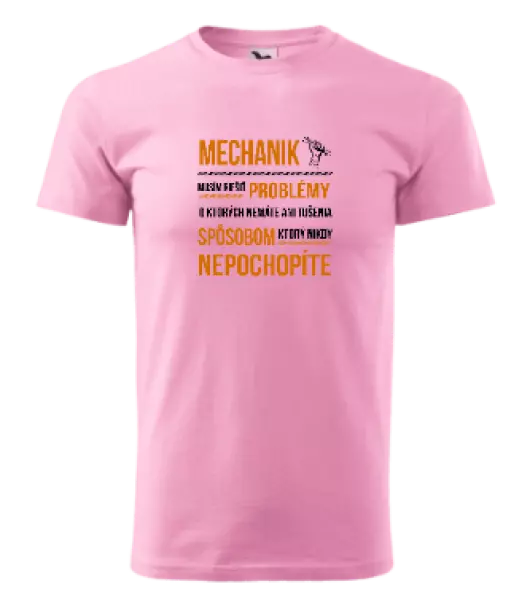 Pánske tričko Musím riešiť problémy - mechanik