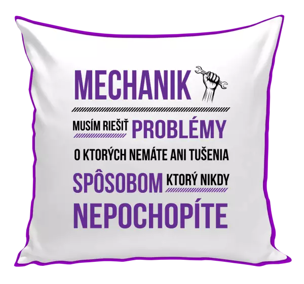 Vankúš Musím riešiť problémy - mechanik