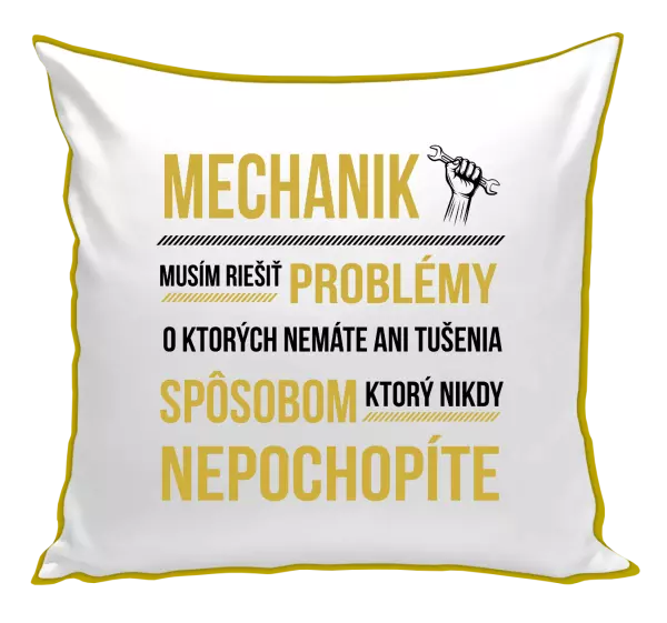 Vankúš Musím riešiť problémy - mechanik