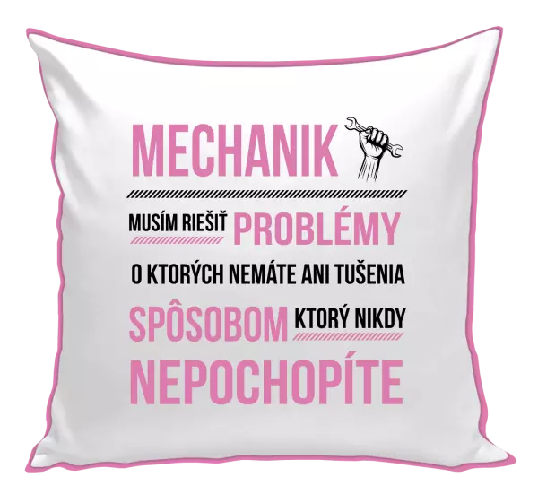 Vankúš Musím riešiť problémy - mechanik
