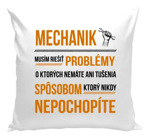 Vankúš Musím riešiť problémy - mechanik