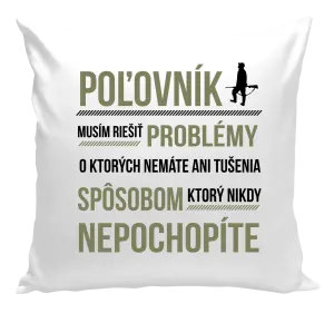 Vankúš Musím riešiť problémy - poľovník
