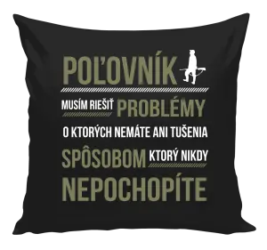 Vankúš Musím riešiť problémy - poľovník