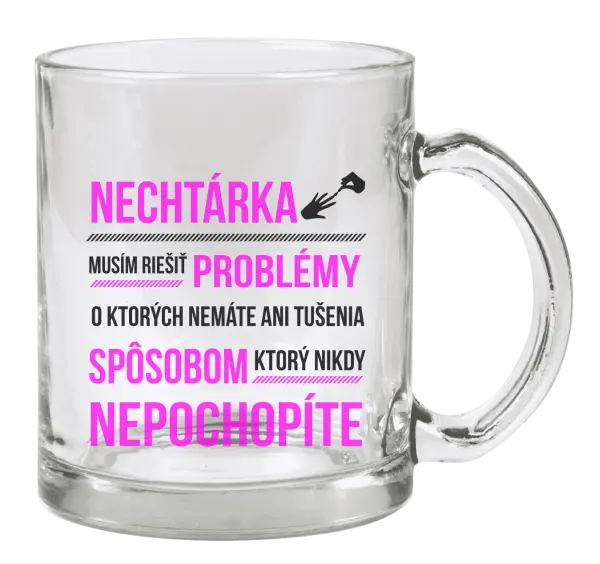 Hrnček Musím riešiť problémy- nechtárka