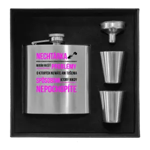 Ploskačka v krabičke Musím riešiť problémy- nechtárka