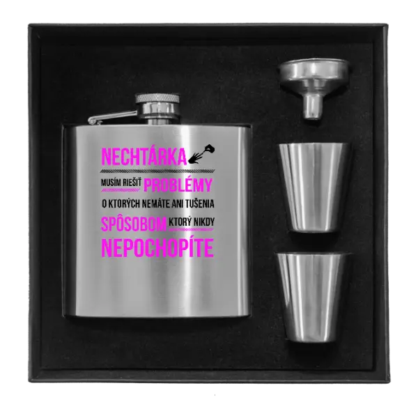 Ploskačka v krabičke Musím riešiť problémy- nechtárka