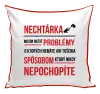 Vankúš Musím riešiť problémy- nechtárka