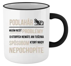 Hrnček Musím riešiť problémy - podlahár