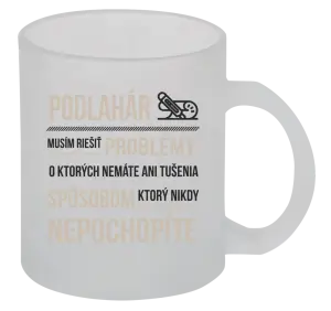 Hrnček Musím riešiť problémy - podlahár