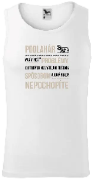 Pánske tielko Musím riešiť problémy - podlahár