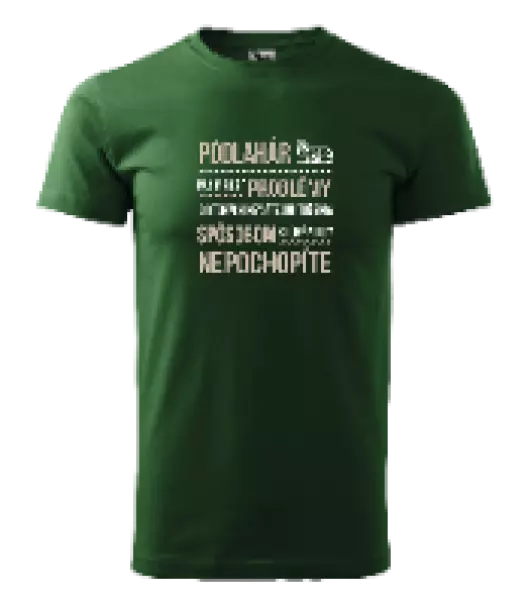 Pánske tričko Musím riešiť problémy - podlahár