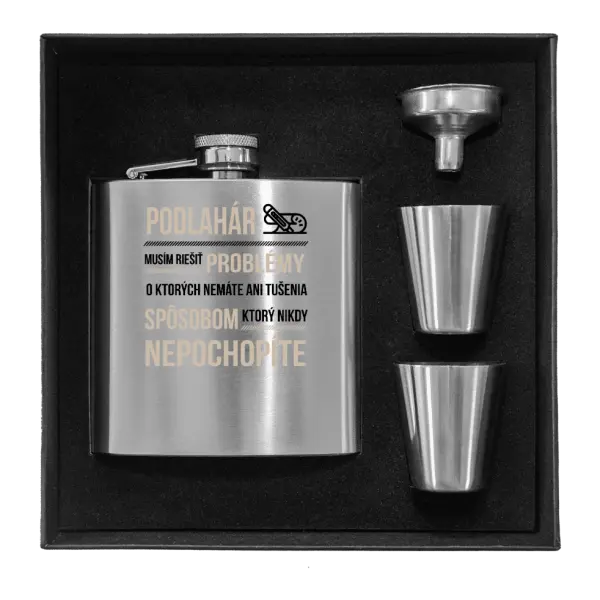 Ploskačka v krabičke Musím riešiť problémy - podlahár