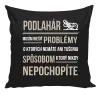 Vankúš Musím riešiť problémy - podlahár