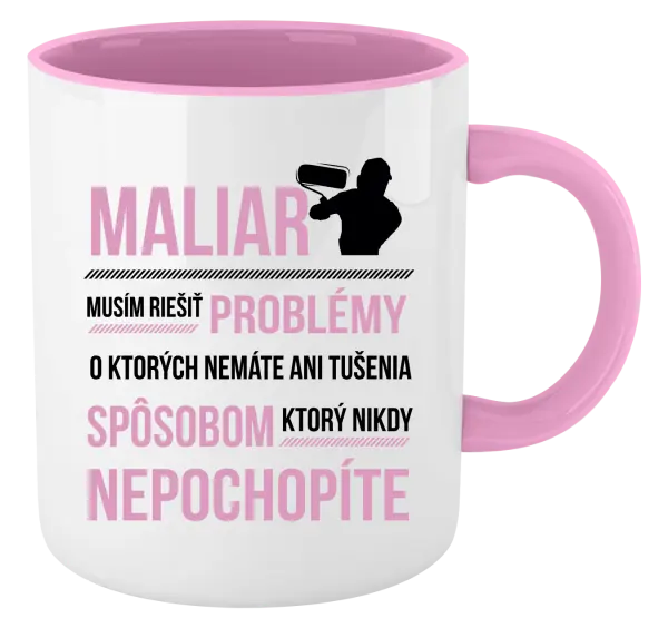 Hrnček  Musím riešiť problémy - maliar