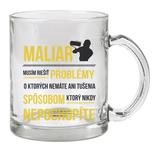 Hrnček Musím riešiť problémy - maliar