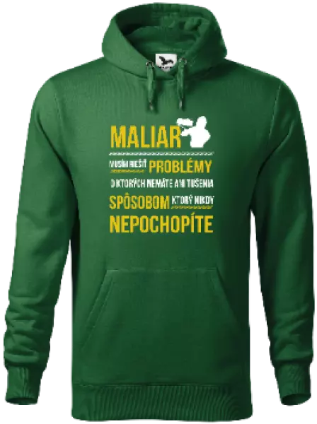 Pánska mikina Musím riešiť problémy - maliar