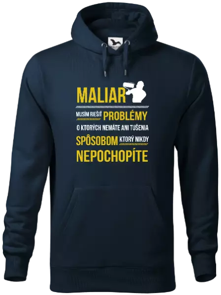 Pánska mikina Musím riešiť problémy - maliar