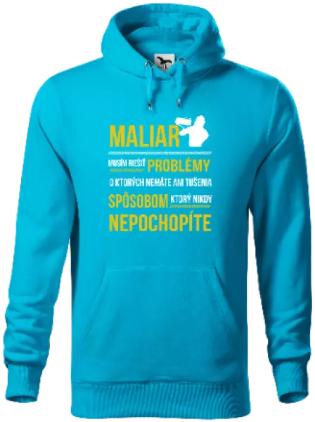 Pánska mikina Musím riešiť problémy - maliar