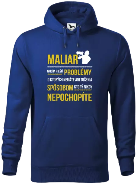 Pánska mikina Musím riešiť problémy - maliar