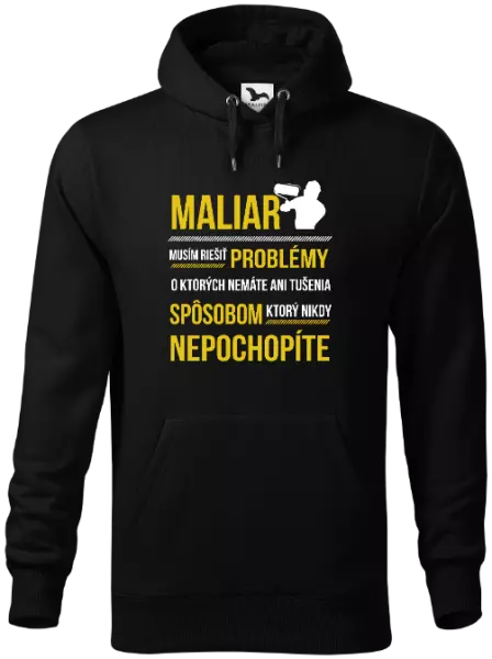 Pánska mikina Musím riešiť problémy - maliar