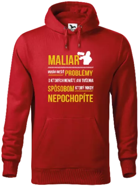 Pánska mikina Musím riešiť problémy - maliar