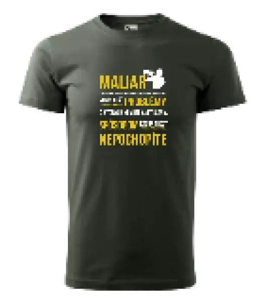 Pánske tričko Musím riešiť problémy - maliar