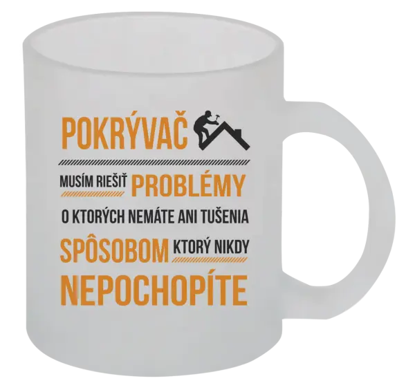 Hrnček Musím riešiť problémy - pokrývač