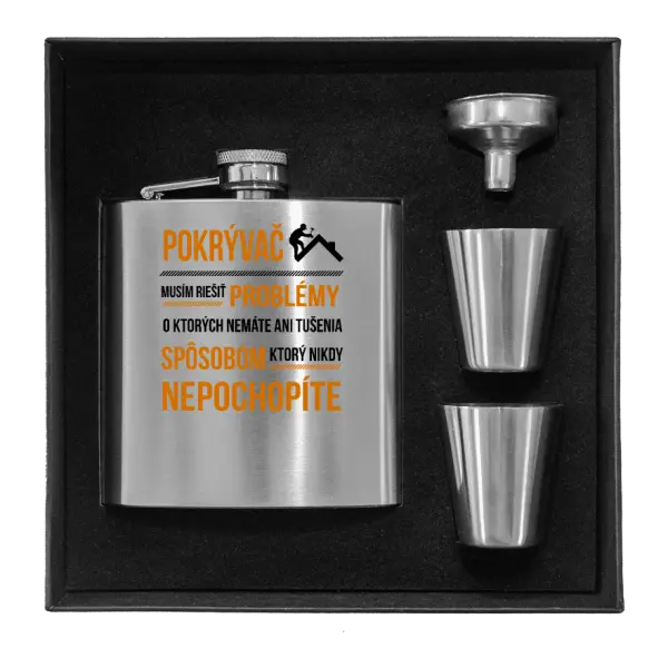 Ploskačka v krabičke Musím riešiť problémy - pokrývač