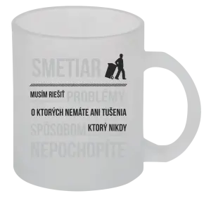 Hrnček Musím riešiť problémy - smetiar