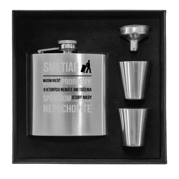 Ploskačka v krabičke Musím riešiť problémy - smetiar